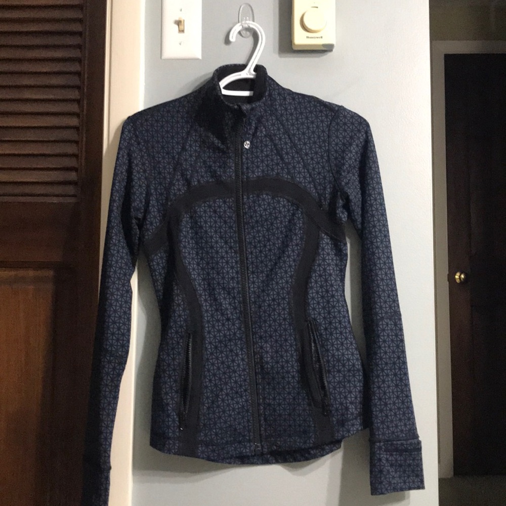 Blue and Black Lulu Lemon jacket